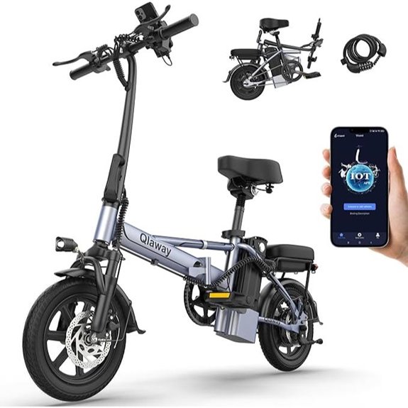 Electric Folding E-Bike for Adults 28-38 Miles