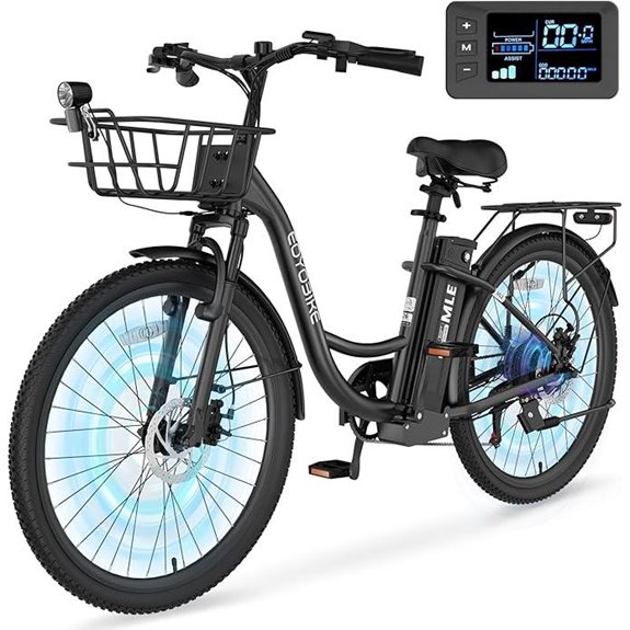 MOONCOOL Electric Bike for Adults with 40-Mile Range