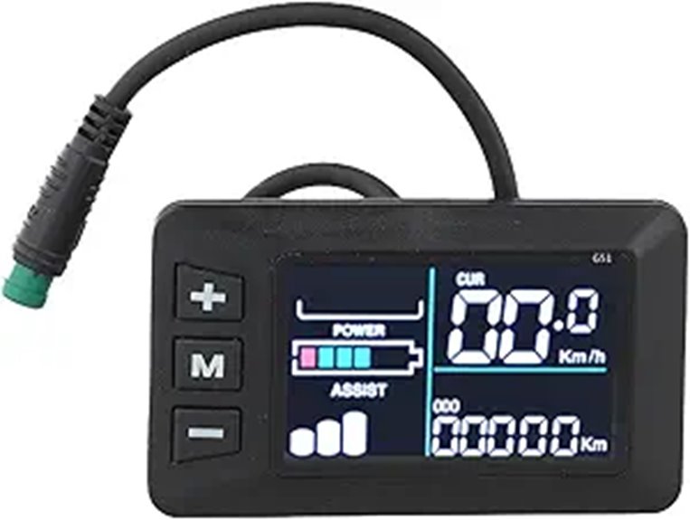Electric Bike LCD Display for 24V-48V E-Bikes