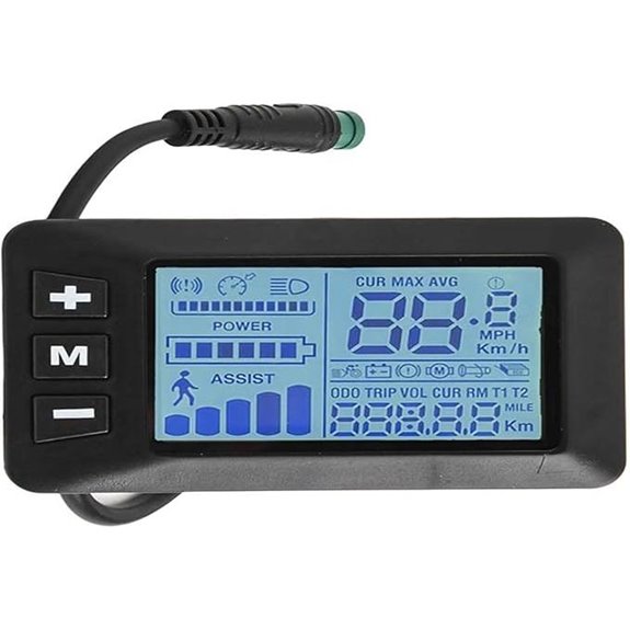 LCD Electric Bike Display Panel with Backlight