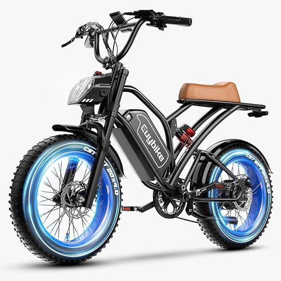 Auloor 1800W Electric Bike with Removable Battery