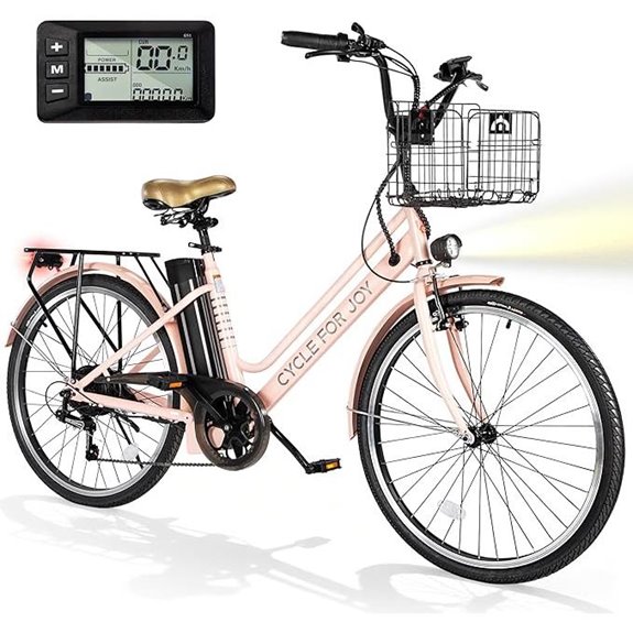 26 1000W Electric Bike with Removable Battery