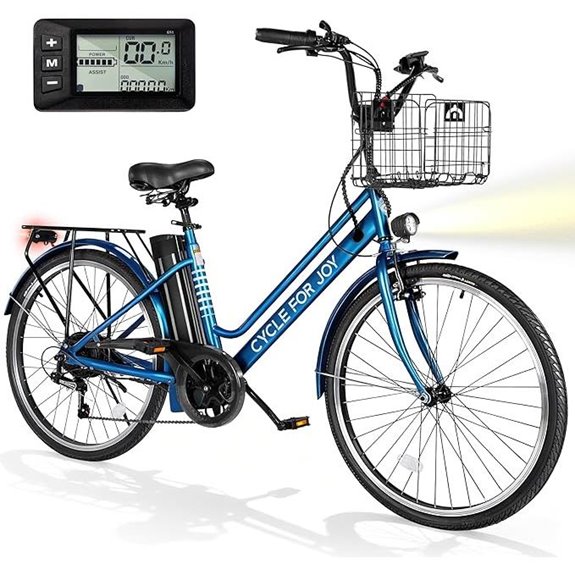 26 1000W Electric Bike with Removable Battery
