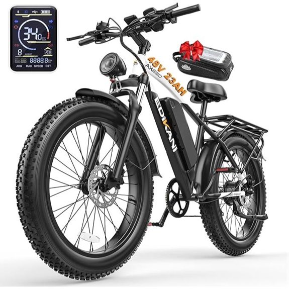 EDIKANI 26 Electric Bike with Removable Battery