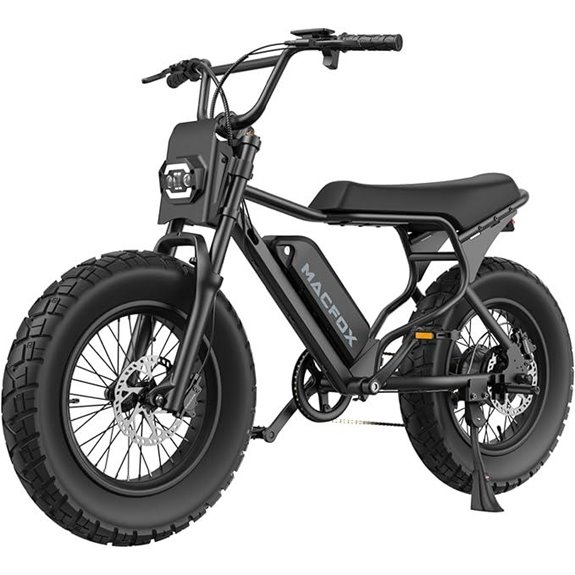 MACFOX X7 Electric Bike with Fat Tire and Removable Battery