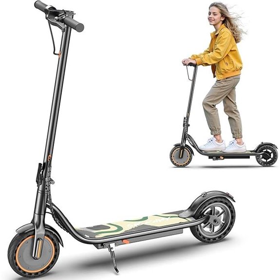 Electric Folding E-Scooter with Seat and App Control