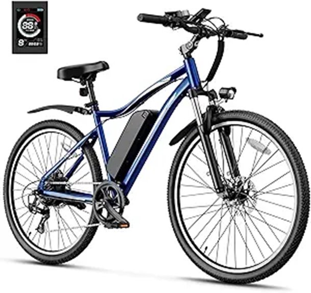 Heybike Electric Mountain Bike with Removable Battery