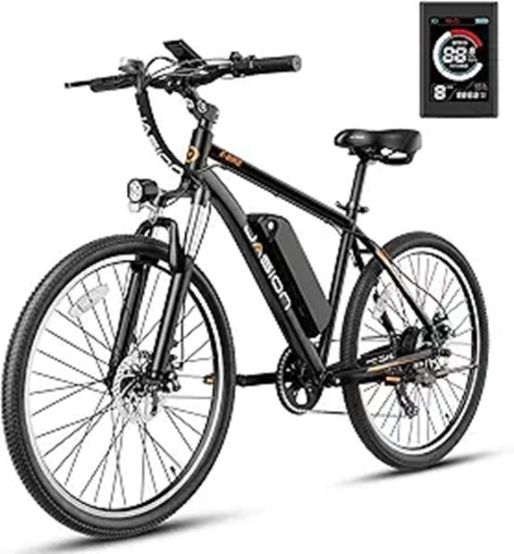 Jasion EB5 Electric Mountain Bike with Removable Battery