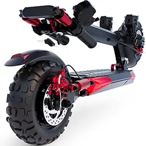 Electric Off-Road Scooter 37 Miles Range 34 Mph