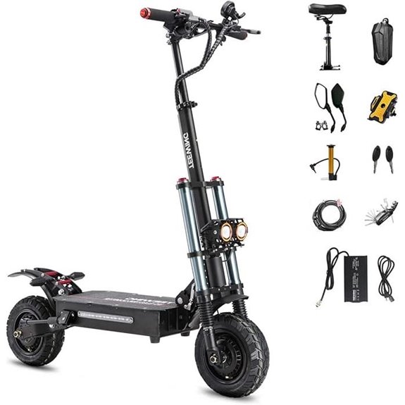Teewing X5 55mph Electric Scooter with Dual Motors