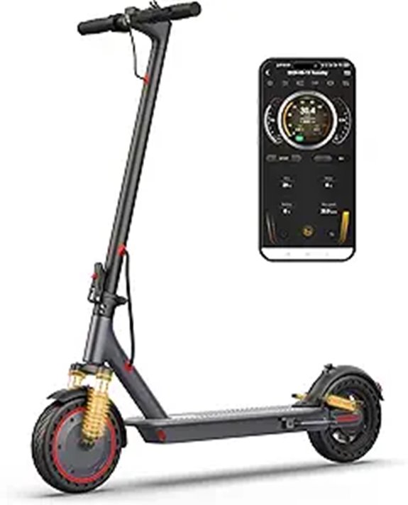 VOLPAM 10-Inch Electric Scooter with Dual Suspension