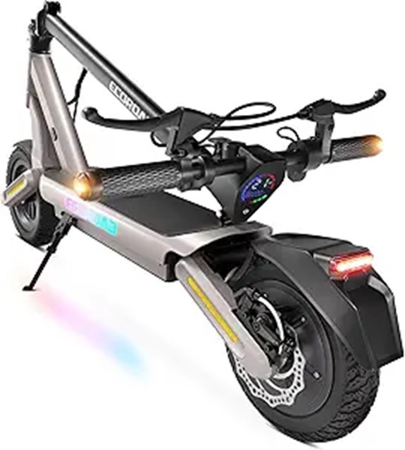 electric scooter with off road tires