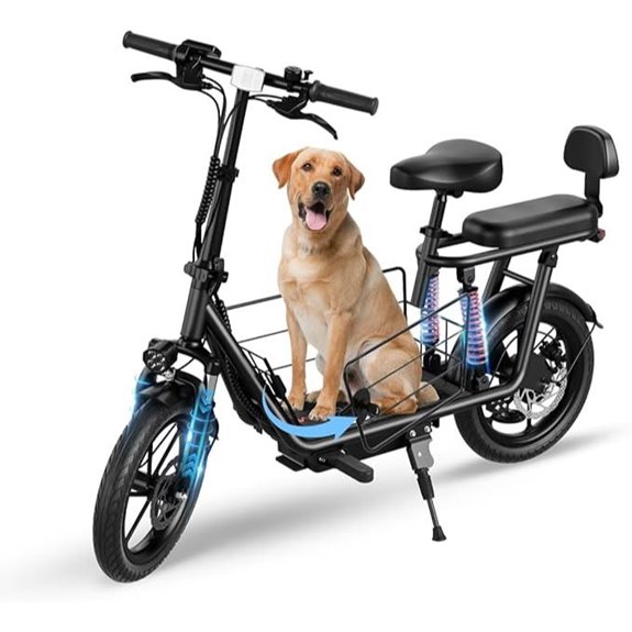 Electric Scooter with Seat 25/40 Miles Range Dual Suspension
