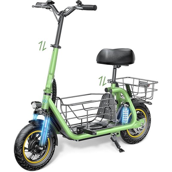 Urbanmax Electric Scooter with Seat (C1Pro)