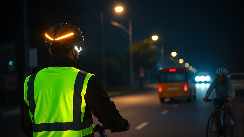 enhanced visibility through reflection