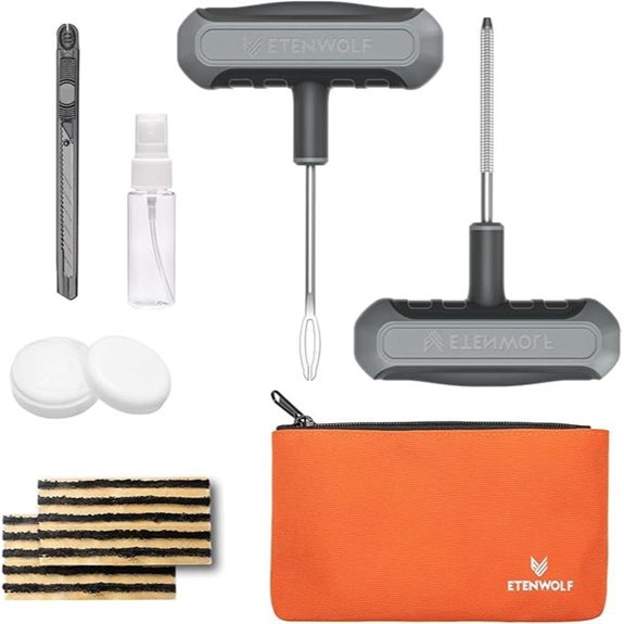 ETENWOLF Tire Repair Kit with 16 Plugs