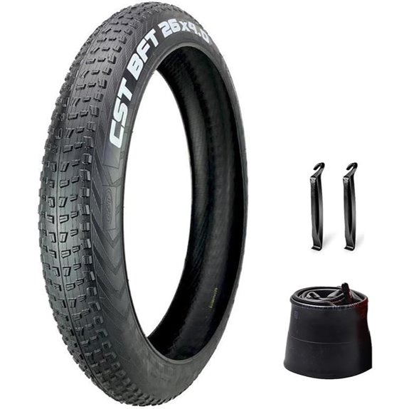 Fat Bike Tire Kit with Tube for Snow and Trail Riding