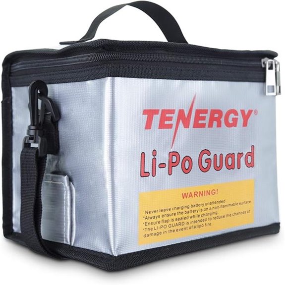 Tenergy Fire Retardant Lipo Zipper Battery Bag