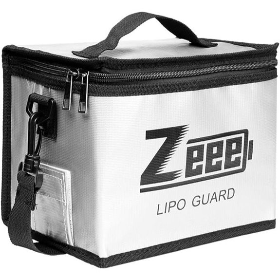 Zeee Fireproof Large Capacity Battery Storage Pouch