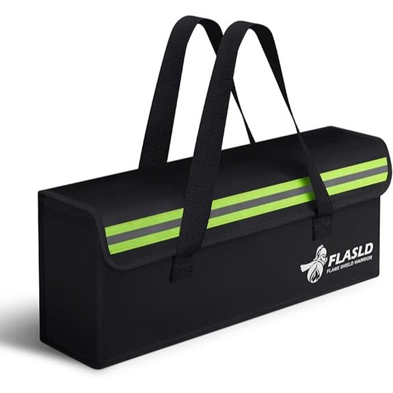 FLASLD Fireproof E-Bike Battery Safe Bag