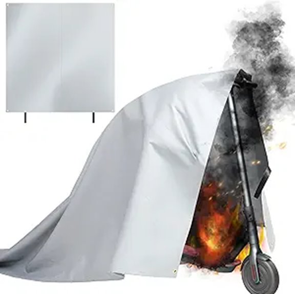 Fireproof Lithium Battery Cover for E-Bikes and E-Scooters