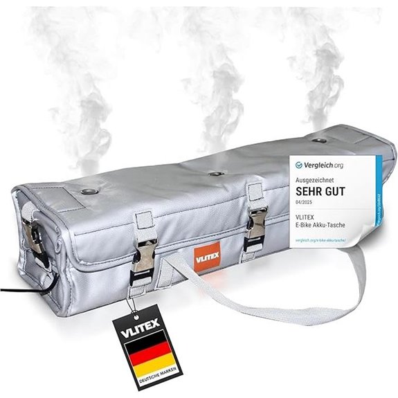 XL E-Bike Battery Bag with Fireproof Material