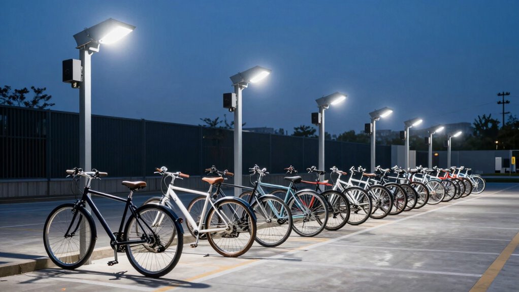 floodlight cameras for bike security