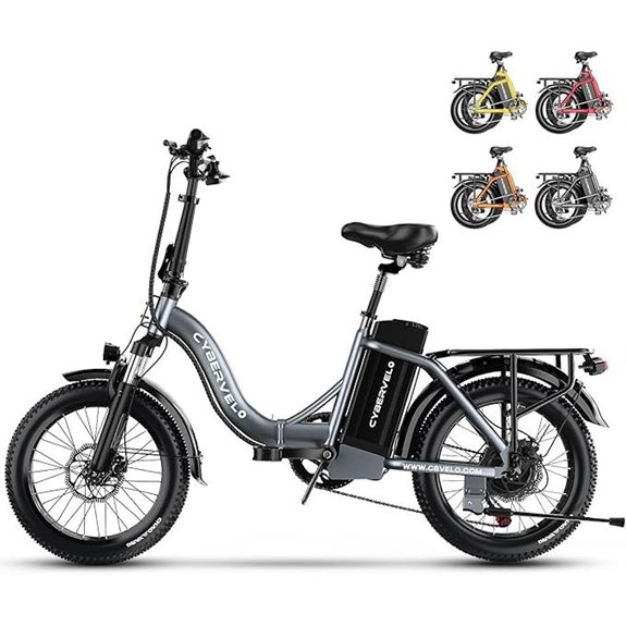 1000W Foldable Electric Bike with Removable Battery