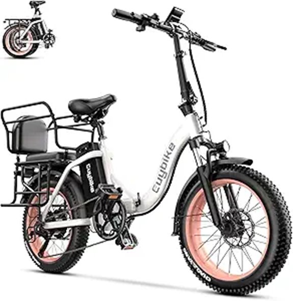 Folding Electric Bike with 1000W Motor and Fat Tires