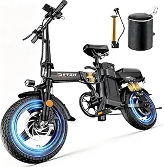 Foldable A12 Electric Bike 2000W 40MPH 52V Battery