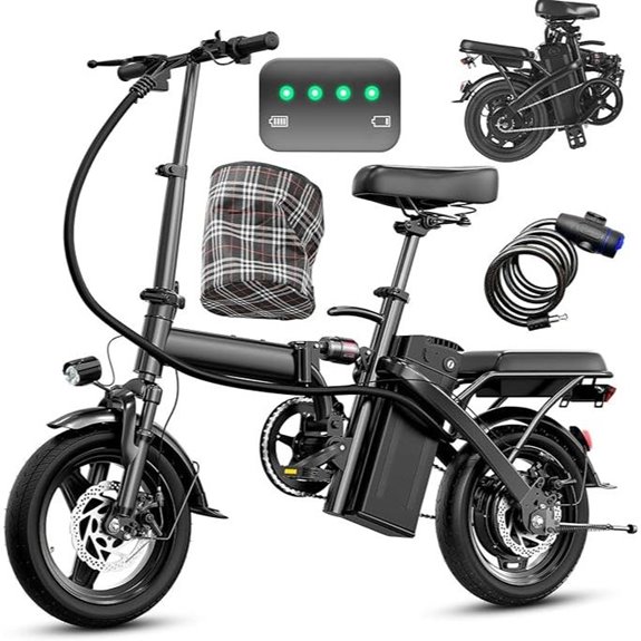 Foldable 560W Electric Bike for Adults and Teens