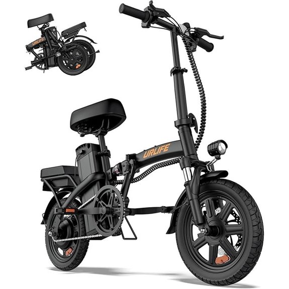 URLIFE Folding Electric Bike for Adults