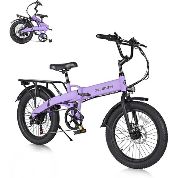 Folding Electric Bike for Adults with Fat Tires