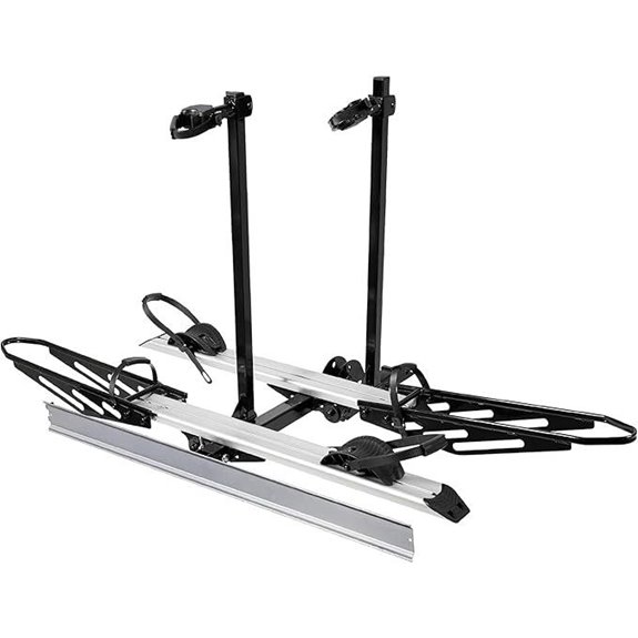 RokRack Foldable 2-Ebike Rack with Ramp 200 lbs