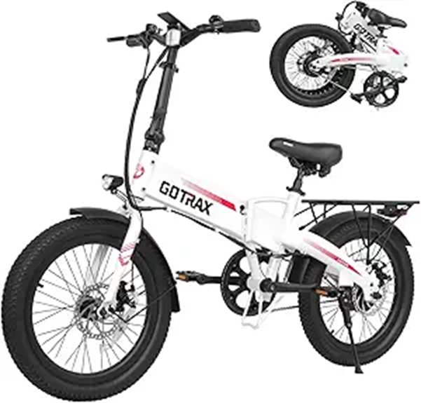 Gotrax 20 Folding Electric Bike with LCD Display