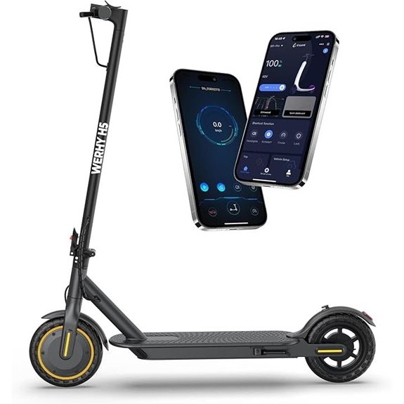 WERHY Foldable Electric Scooter with 350W/500W Motor