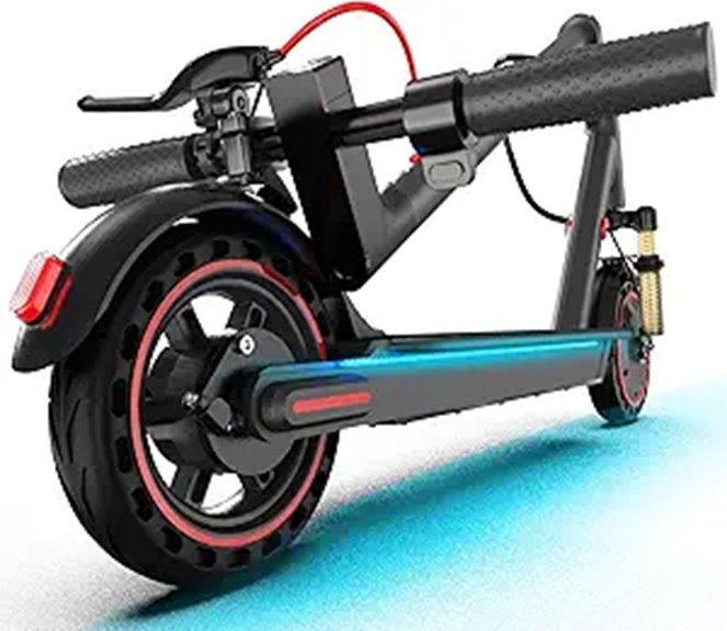 Electric Scooter Adults with Foldable Design and Lights