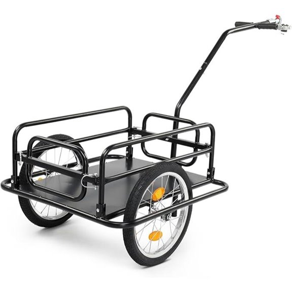 Ktaxon Foldable Bike Trailer with Pneumatic Tire