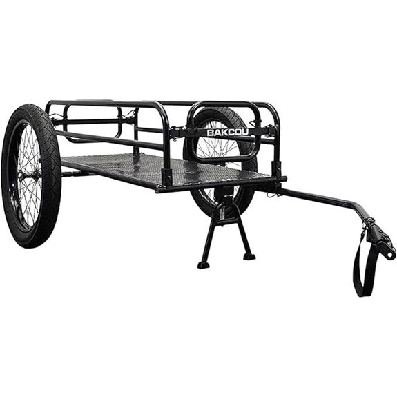 Bakcou Folding Cargo eBike Trailer with Tires