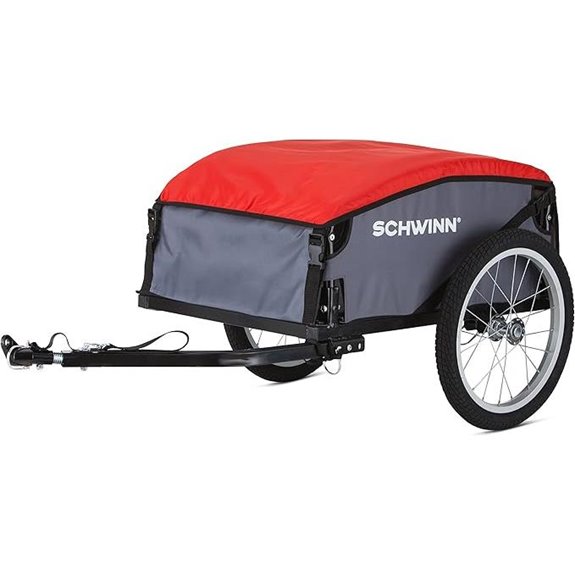 folding cargo bike trailer