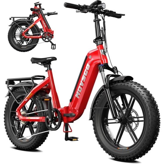 HOVSCO Folding Electric Bike with App Control