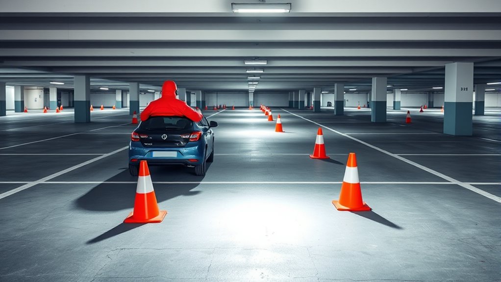 follow parking safety procedures