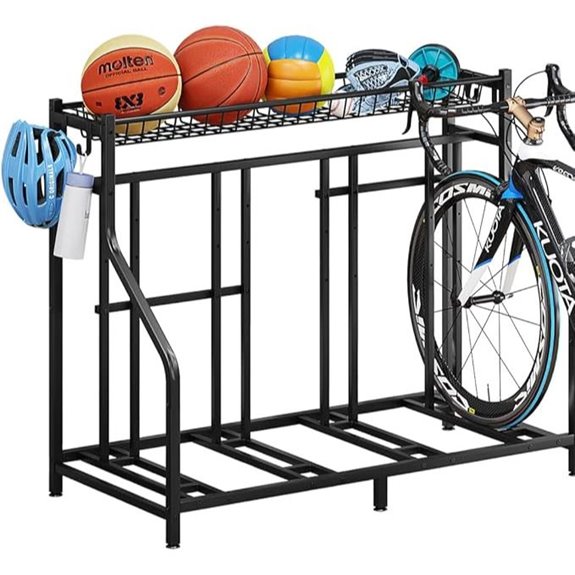 Bike Rack Storage Stand for 4 Bicycles