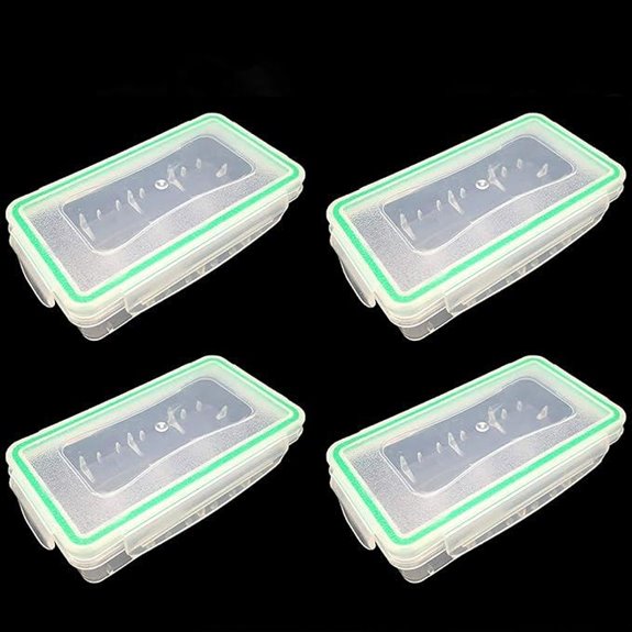 Waterproof Battery Storage Case Pack (4)