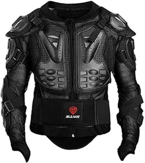 Motorcycle Protective Jacket with Full Body Armor
