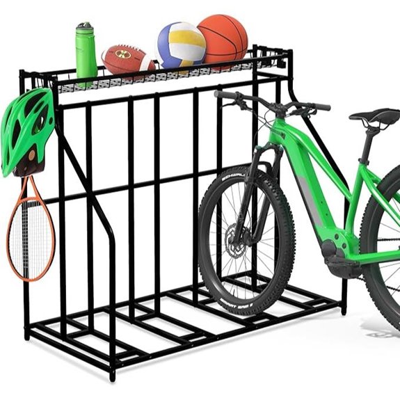 YES4ALL 4-Bike Storage Rack for Garage