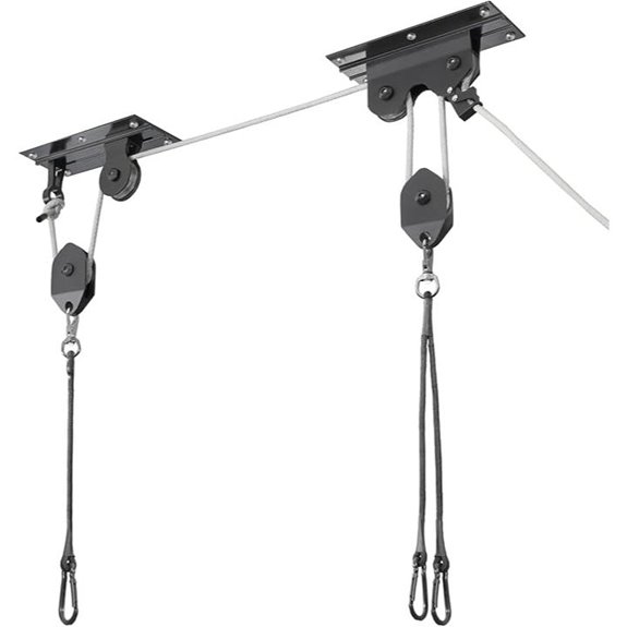 CyclingDeal Ceiling Bike Hoist Rack for Garage Storage