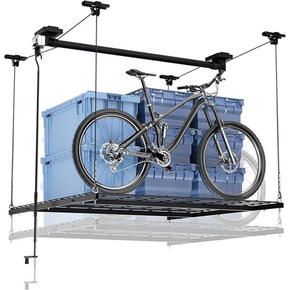 GADFISH Garage Ceiling Lift Storage Rack (85)
