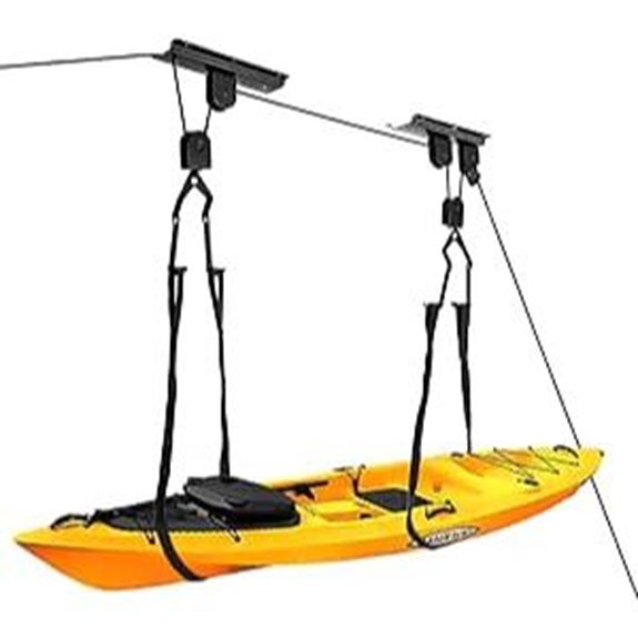 LIYYOO Garage Pulley Lift System for Ceiling Storage