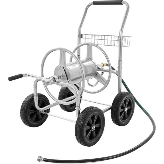 VEVOR Garden Hose Reel Cart with Storage